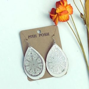 White birch cork tear drop